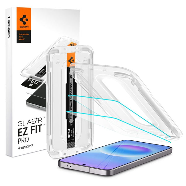 Spigen Samsung Galaxy A57 5G - Case Friendly Αντιχαρακτικό Γυαλί Οθόνης - Glas.tR EZ Fit Pro - 2 Τεμάχια - Διάφανα