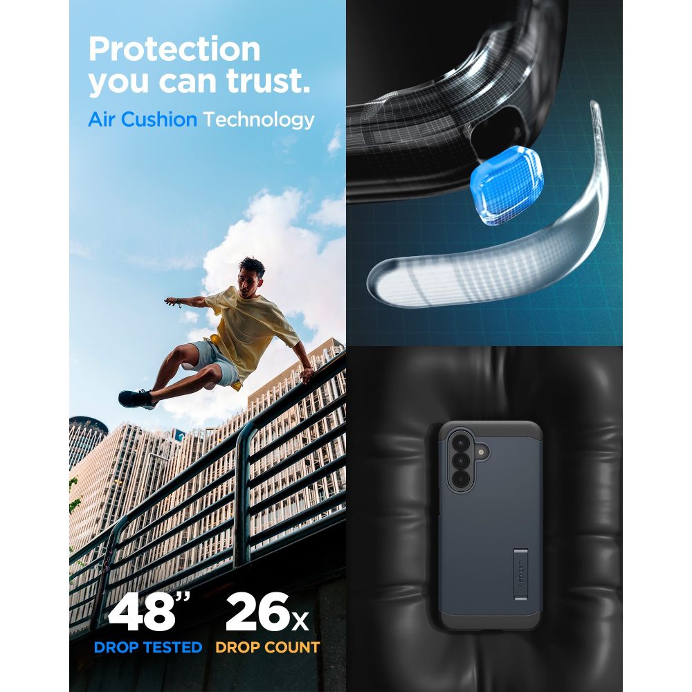 Spigen Samsung Galaxy A57 5G - Σκληρή Θήκη - Tough Armor - Metal Slate