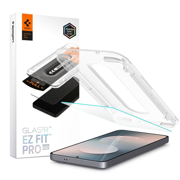 Spigen Samsung Galaxy S25 FE - Case Friendly Αντιχαρακτικό Γυαλί Οθόνης - Glas.tR EZ Fit Pro - Διάφανο