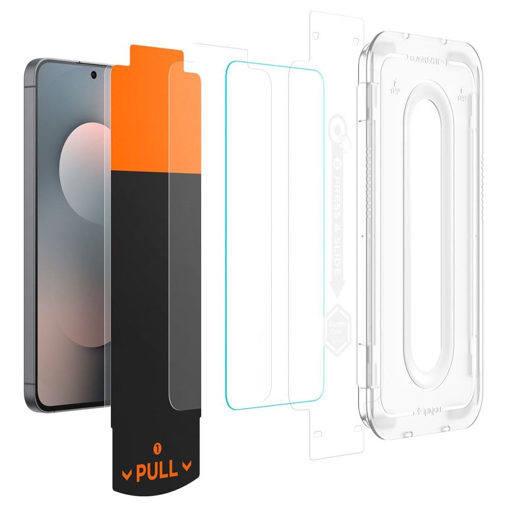 Spigen Samsung Galaxy S25 FE - Case Friendly Αντιχαρακτικό Γυαλί Οθόνης - Glas.tR EZ Fit Pro - Διάφανο