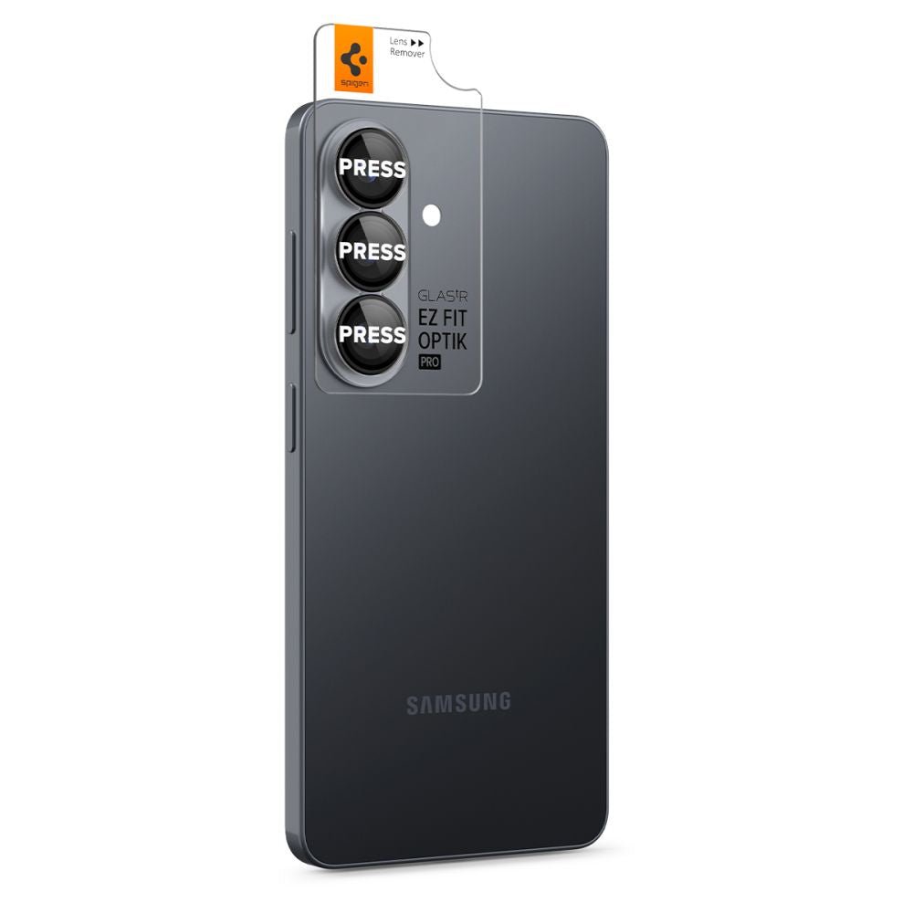 Spigen Samsung Galaxy S26 - Αντιχαρακτικό Γυαλί για την Κάμερα - Optik Pro HD Glas.TR EZ Fit - 2 Τεμάχια - Black