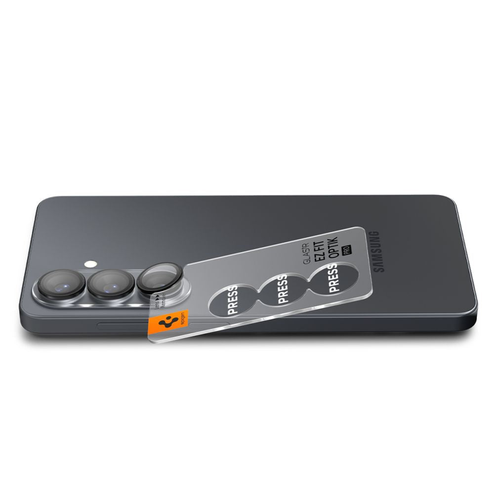 Spigen Samsung Galaxy S26 - Αντιχαρακτικό Γυαλί για την Κάμερα - Optik Pro HD Glas.TR EZ Fit - 2 Τεμάχια - Black