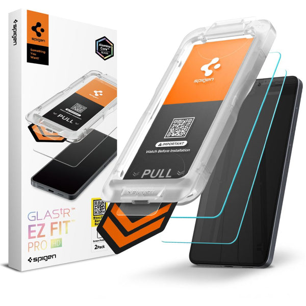 Spigen Samsung Galaxy S26 - Αντιχαρακτικό Γυαλί Οθόνης 10H - Glas.tR EZ Fit Pro AC - 2 Τεμάχια - Clear