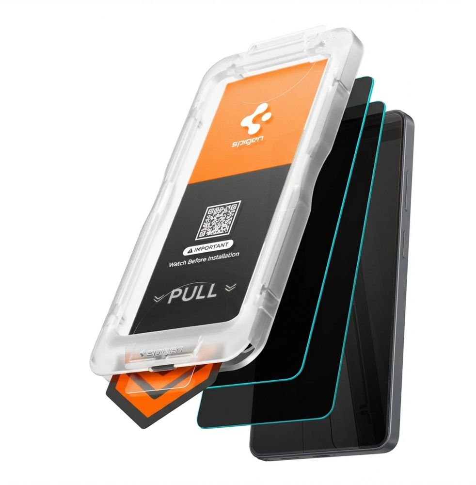 Spigen Samsung Galaxy S26 - Αντιχαρακτικό Γυαλί Οθόνης 10H - Glas.tR EZ Fit Pro AC - 2 Τεμάχια - Privacy