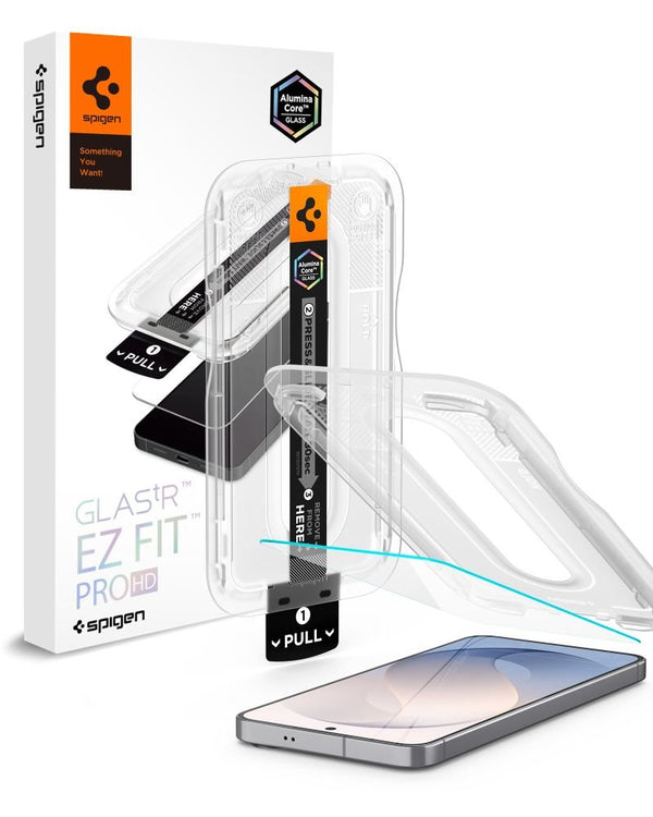 Spigen Samsung Galaxy S26 FE - Αντιχαρακτικό Γυαλί Οθόνης 10H - Glas.tR EZ Fit Pro AC - Clear