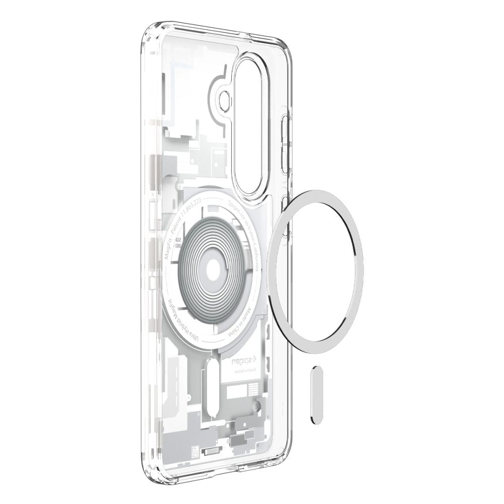 Spigen Samsung Galaxy S26 Plus - Σκληρή Θήκη με Πλαίσιο Σιλικόνης και MagSafe - Ultra Hybrid Mag - Zero One White