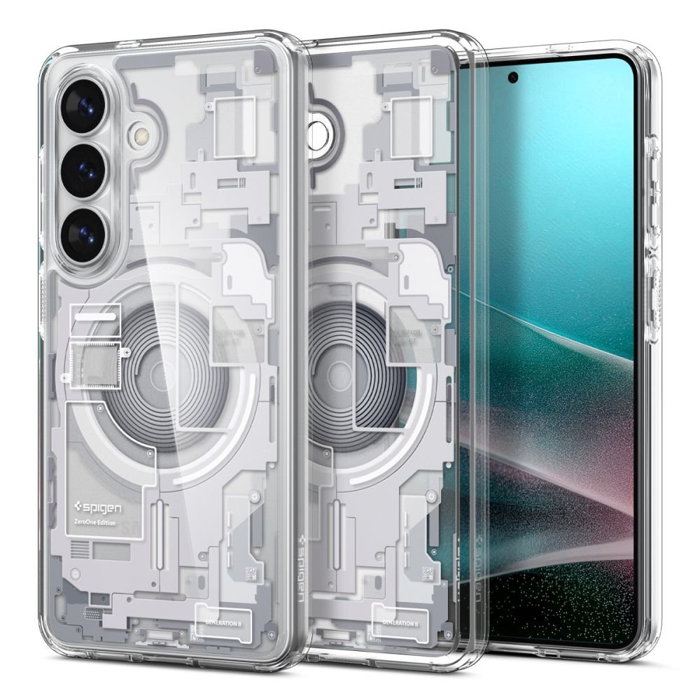 Spigen Samsung Galaxy S26 Plus - Σκληρή Θήκη με Πλαίσιο Σιλικόνης και MagSafe - Ultra Hybrid Mag - Zero One White