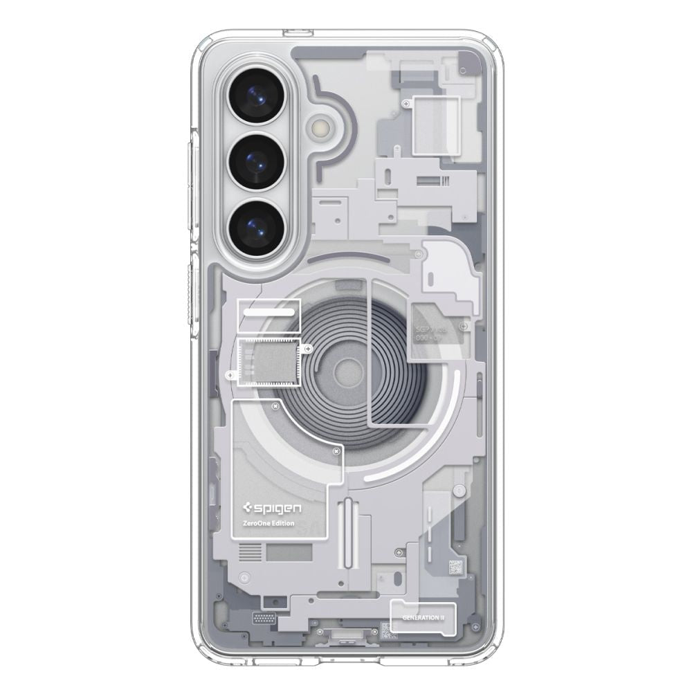 Spigen Samsung Galaxy S26 Plus - Σκληρή Θήκη με Πλαίσιο Σιλικόνης και MagSafe - Ultra Hybrid Mag - Zero One White