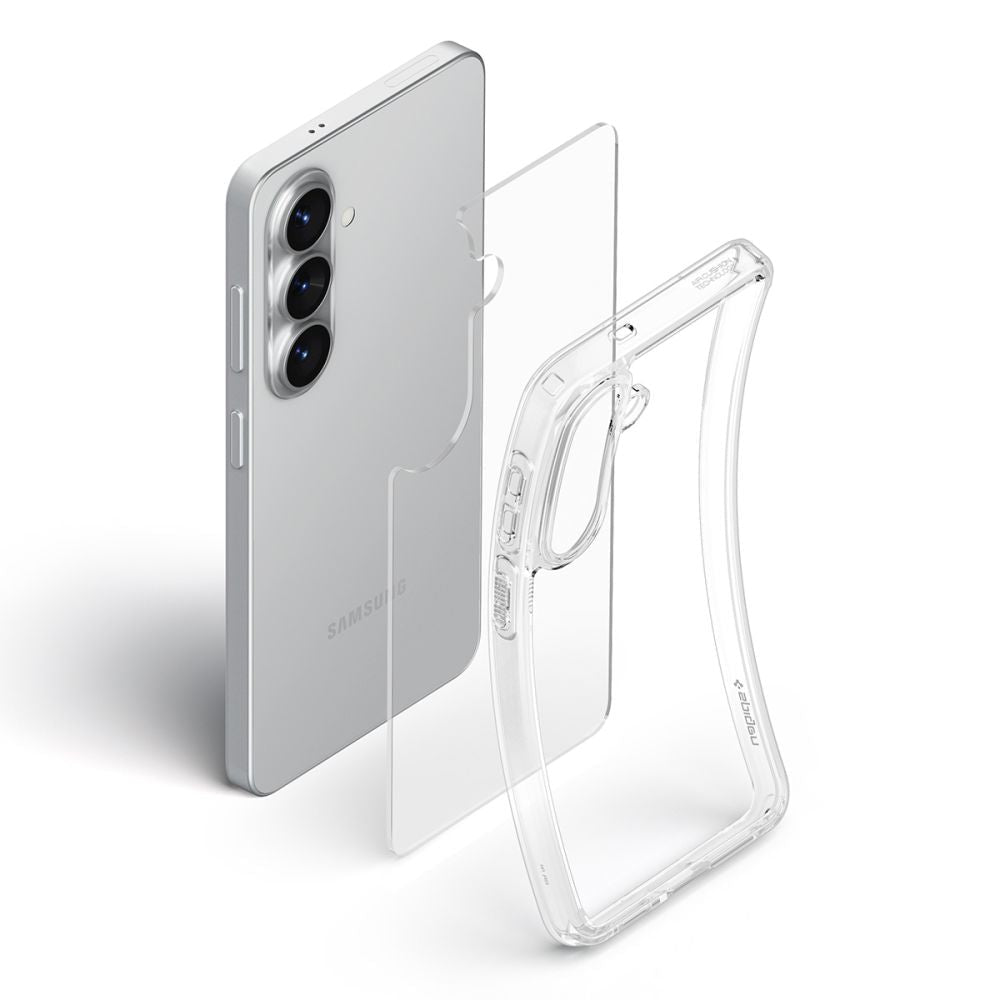 Spigen Samsung Galaxy S26 Plus Σκληρή Θήκη με Πλαίσιο Σιλικόνης - Ultra Hybrid - Crystal Clear