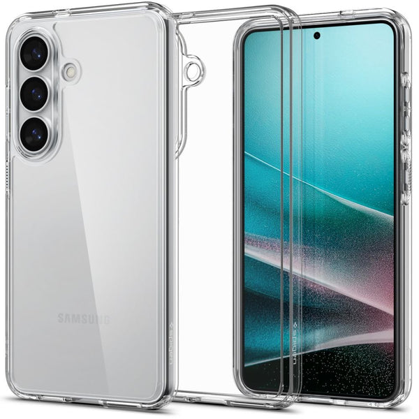 Spigen Samsung Galaxy S26 Plus Σκληρή Θήκη με Πλαίσιο Σιλικόνης - Ultra Hybrid - Crystal Clear