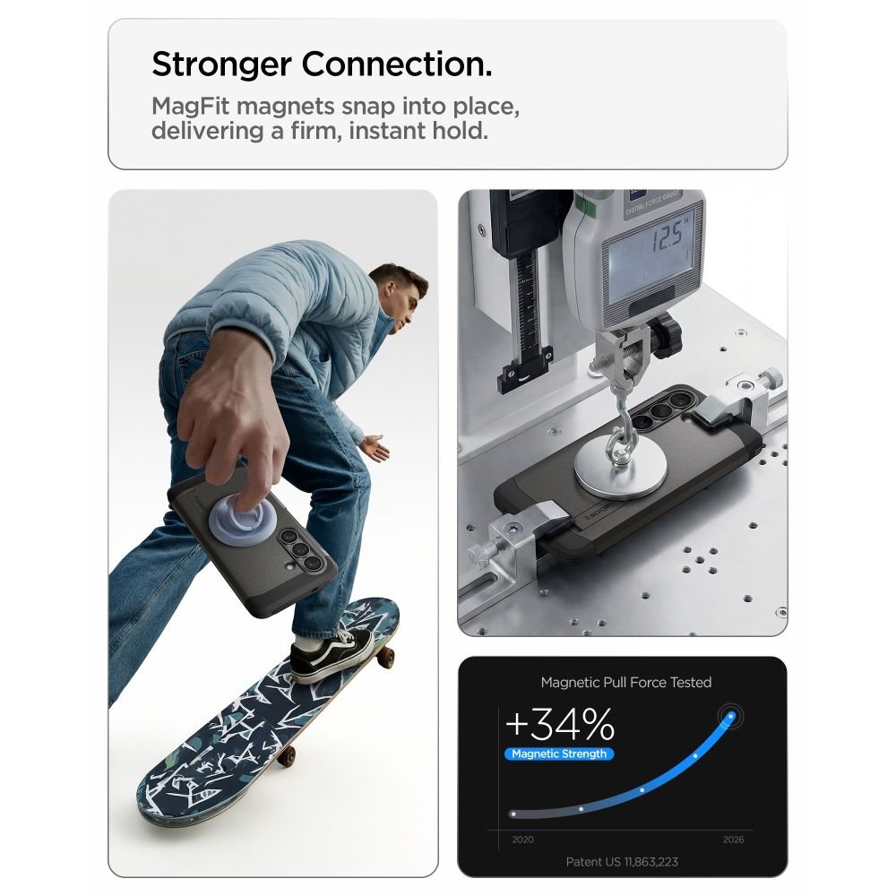 Spigen Samsung Galaxy S26 - Σκληρή Θήκη με MagSafe - Tough Armor Mag - Gunmetal