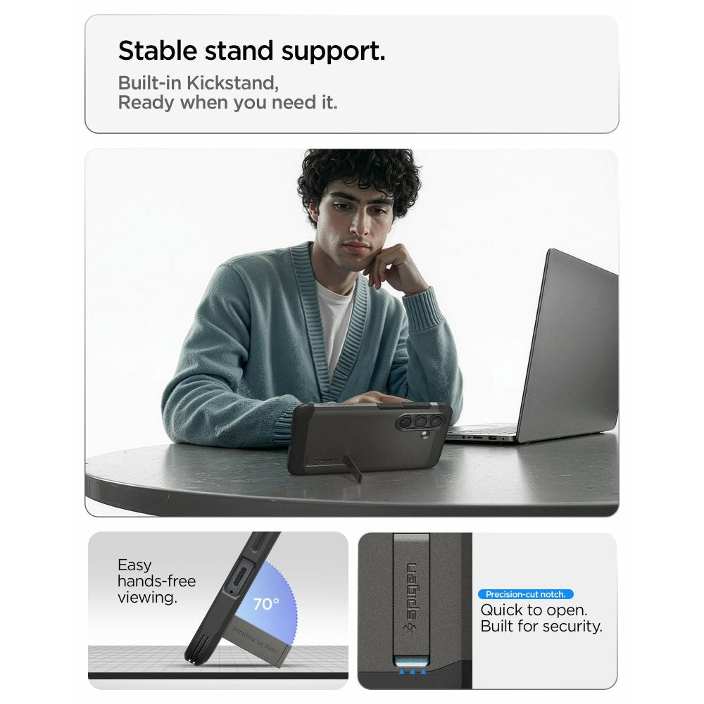 Spigen Samsung Galaxy S26 - Σκληρή Θήκη με MagSafe - Tough Armor Mag - Gunmetal