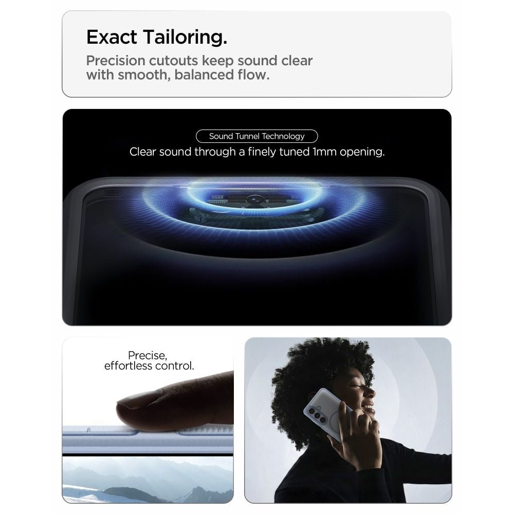 Spigen Samsung Galaxy S26 - Σκληρή Θήκη με Πλαίσιο Σιλικόνης Και MagSafe - Ultra Hybrid Mag - Clear / Light Blue