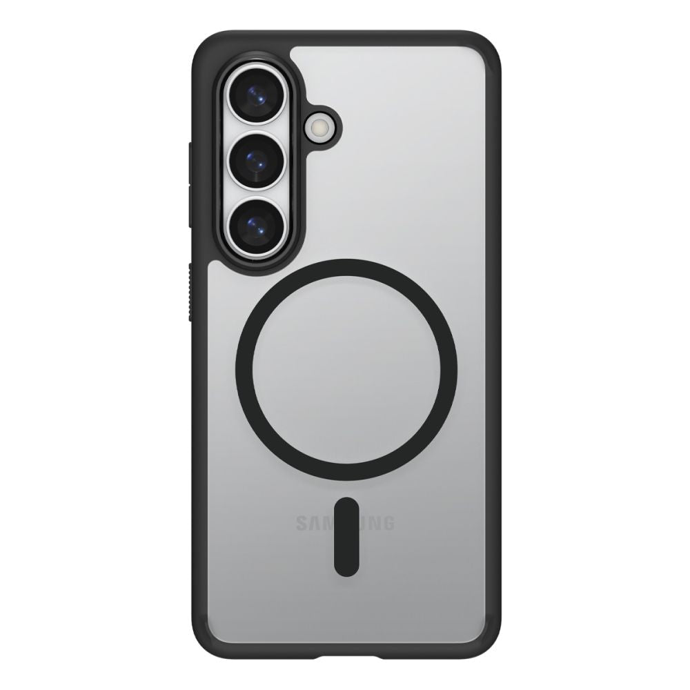 Spigen Samsung Galaxy S26 - Σκληρή Θήκη με Πλαίσιο Σιλικόνης Και MagSafe - Ultra Hybrid Mag - Clear / Matte Black
