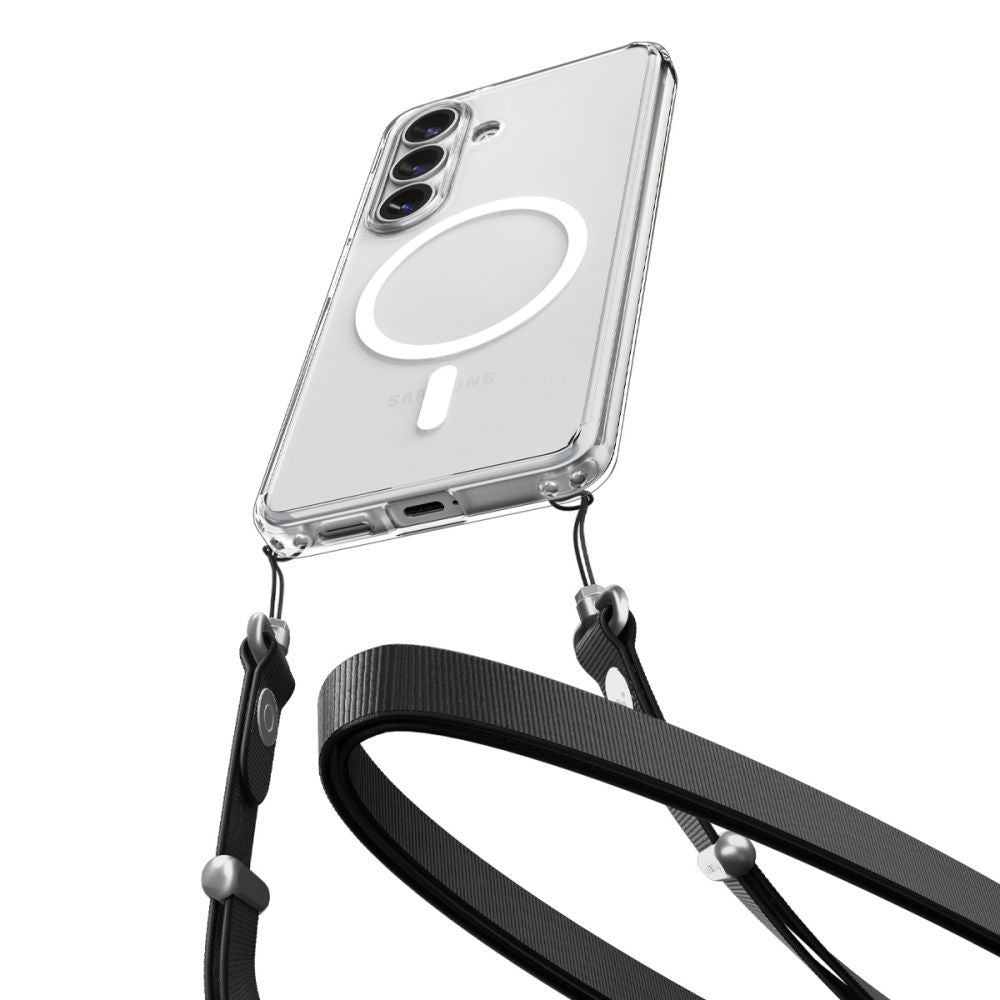 Spigen Samsung Galaxy S26 - Σκληρή Θήκη με Πλαίσιο Σιλικόνης Και MagSafe - Ultra Hybrid Mag - Clear / White