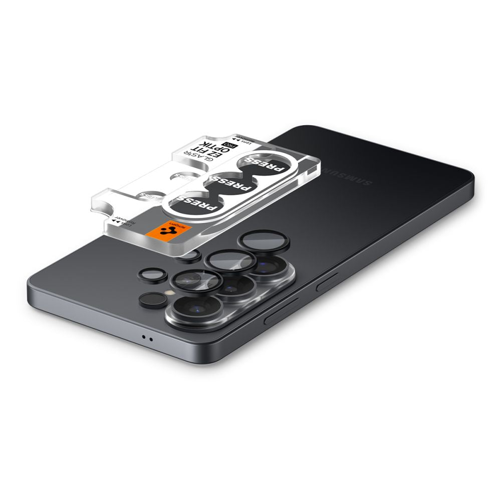 Spigen Samsung Galaxy S26 Ultra - Αντιχαρακτικό Γυαλί για την Κάμερα - Optik Pro HD Glas.TR EZ Fit - 2 Τεμάχια - Black