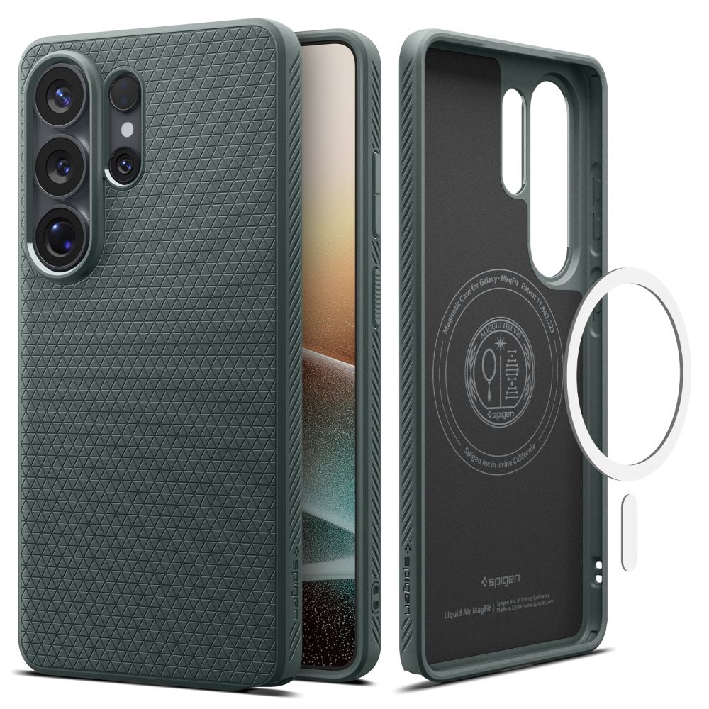 Spigen Samsung Galaxy S26 Ultra Liquid Air Mag - Θήκη Σιλικόνης με Magsafe - Abyss Green
