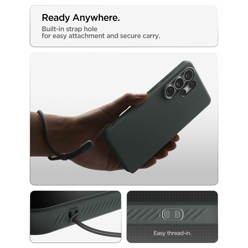 Spigen Samsung Galaxy S26 Ultra Liquid Air Mag - Θήκη Σιλικόνης με Magsafe - Abyss Green