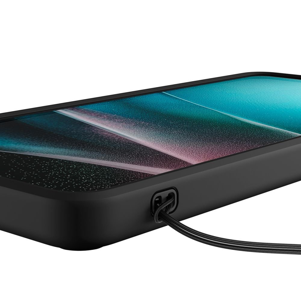Spigen Samsung Galaxy S26 Ultra - Σκληρή Θήκη με Πλαίσιο Σιλικόνης Και MagSafe - Ultra Hybrid Mag - Clear / Matte Black