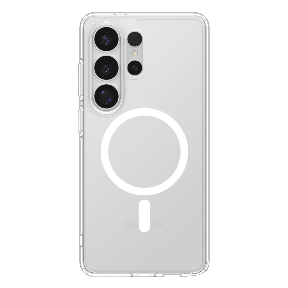 Spigen Samsung Galaxy S26 Ultra - Σκληρή Θήκη με Πλαίσιο Σιλικόνης Και MagSafe - Ultra Hybrid Mag - Clear / White