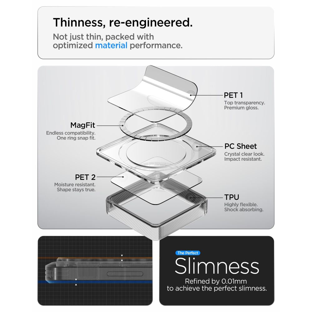 Spigen Samsung Galaxy S26 Ultra - Σκληρή Θήκη με Πλαίσιο Σιλικόνης και MagSafe - Ultra Hybrid Mag - Zero One Black
