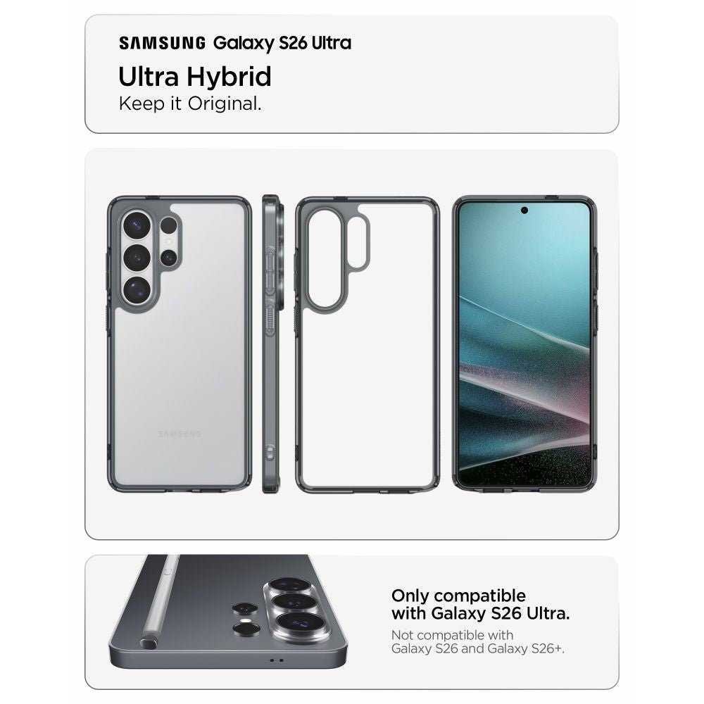 Spigen Samsung Galaxy S26 Ultra - Σκληρή Θήκη με Πλαίσιο Σιλικόνης - Ultra Hybrid - Space Crystal