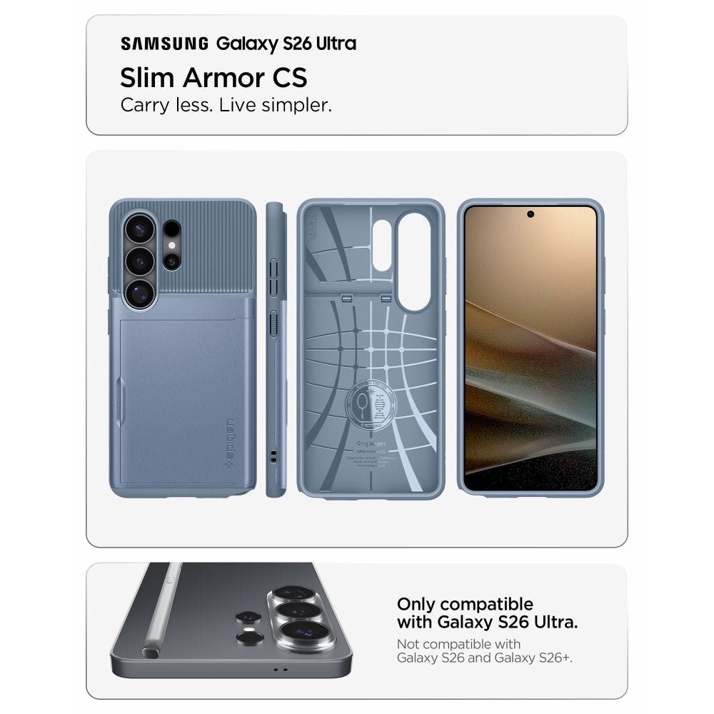 Spigen Samsung Galaxy S26 Ultra - Σκληρή Θήκη - Slim Armor CS - Light Blue
