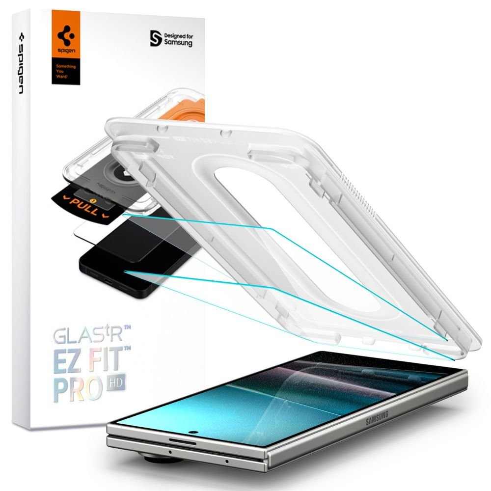Spigen Samsung Galaxy Z Fold7 / Z Fold8 Ultra - Αντιχαρακτικό Γυαλί Οθόνης - Glas.tR EZ Fit Pro HD - 2 Τεμάχια - Clear