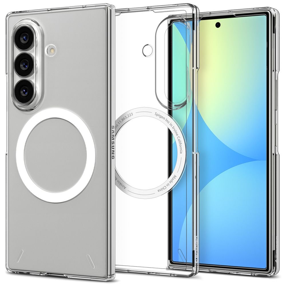Spigen Samsung Galaxy Z Fold8 Ultra Σκληρή Θήκη - AirSkin MagSafe - Clear / White