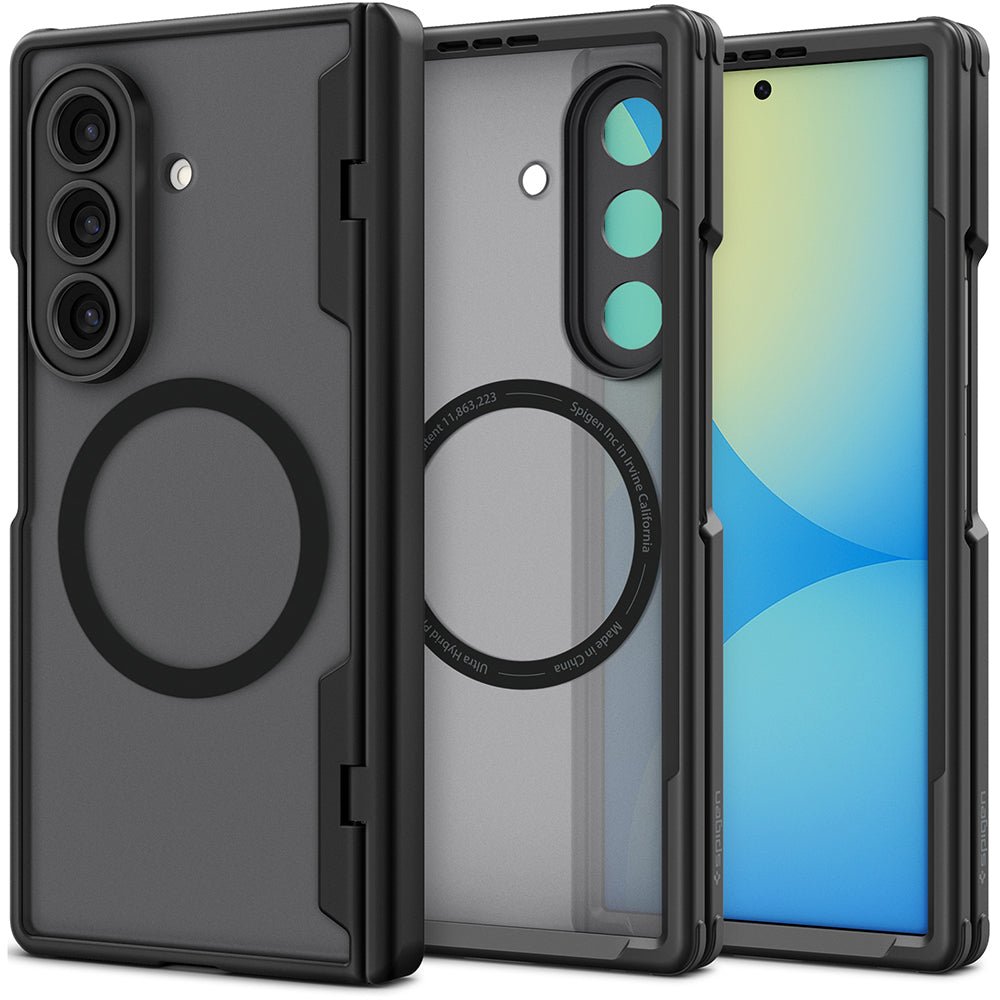 Spigen Samsung Galaxy Z Fold8 Ultra - Σκληρή Θήκη με Πλαίσιο Σιλικόνης και MagSafe - Ultra Hybrid Pro Mag - Frost Black