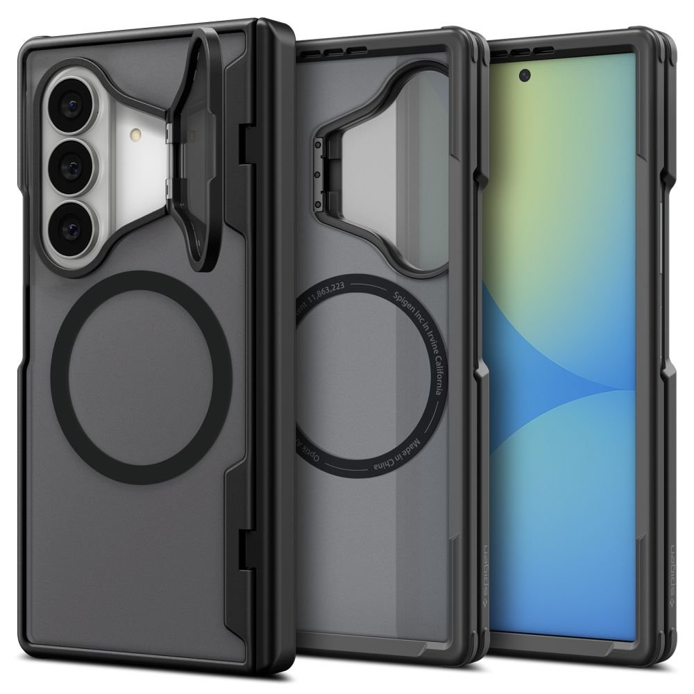 Spigen Samsung Galaxy Z Fold8 Ultra - Θήκη Σιλικόνης με Κάλυμμα για την Κάμερα και MagSafe - Optik Armor Pro - Black