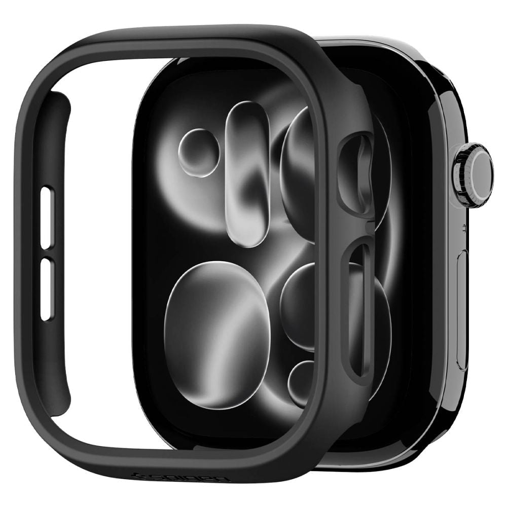 Spigen Θήκη Apple Watch 12 - 42mm Thin Fit - Black