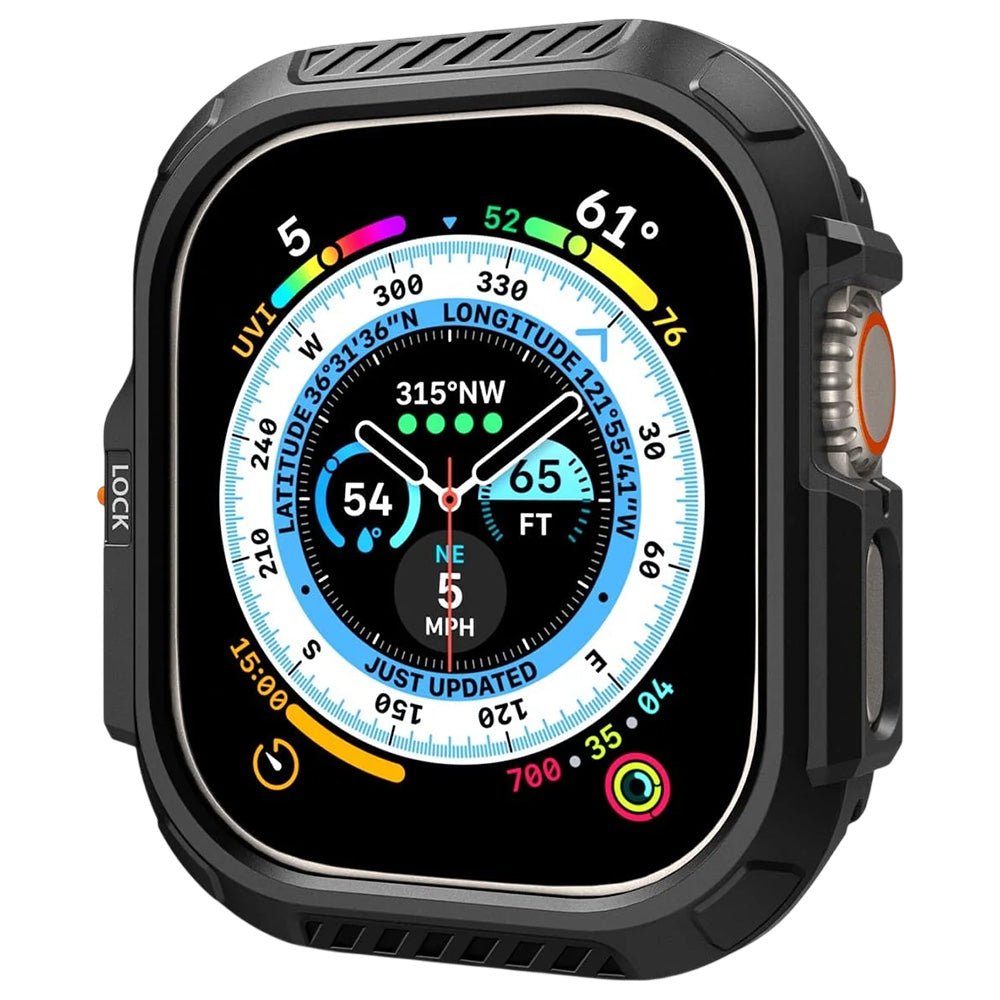 Spigen Θήκη Apple Watch Ultra (1/2/3/4) - 49mm Lock Fit - Black