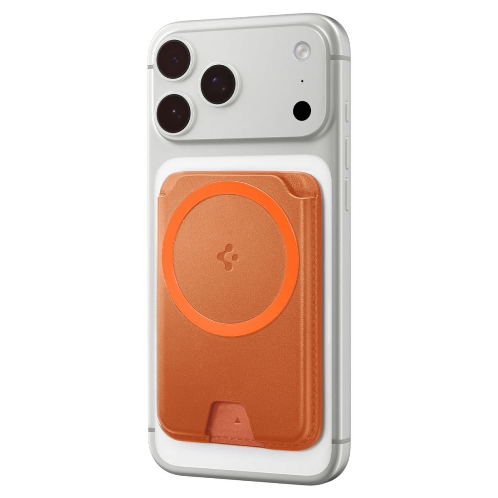 Spigen Universal Θήκη για Κάρτες - Valentinus MagFit+ MagSafe Card Holder - Metallic Orange