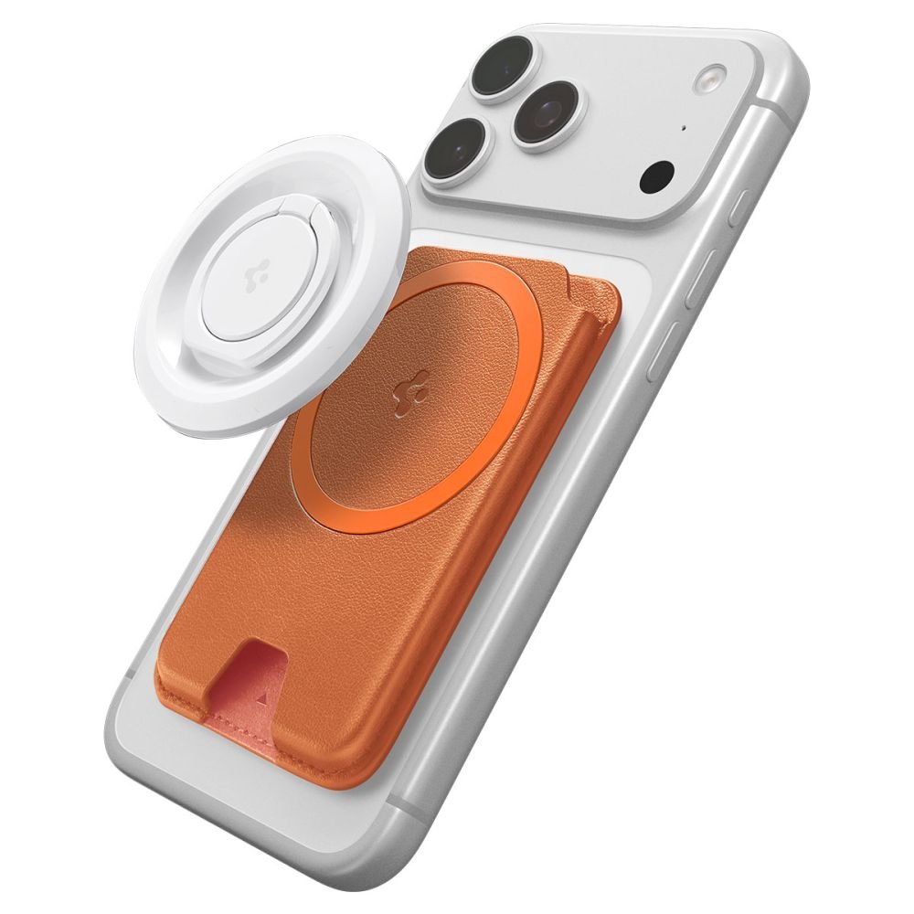Spigen Universal Θήκη για Κάρτες - Valentinus MagFit+ MagSafe Card Holder - Metallic Orange