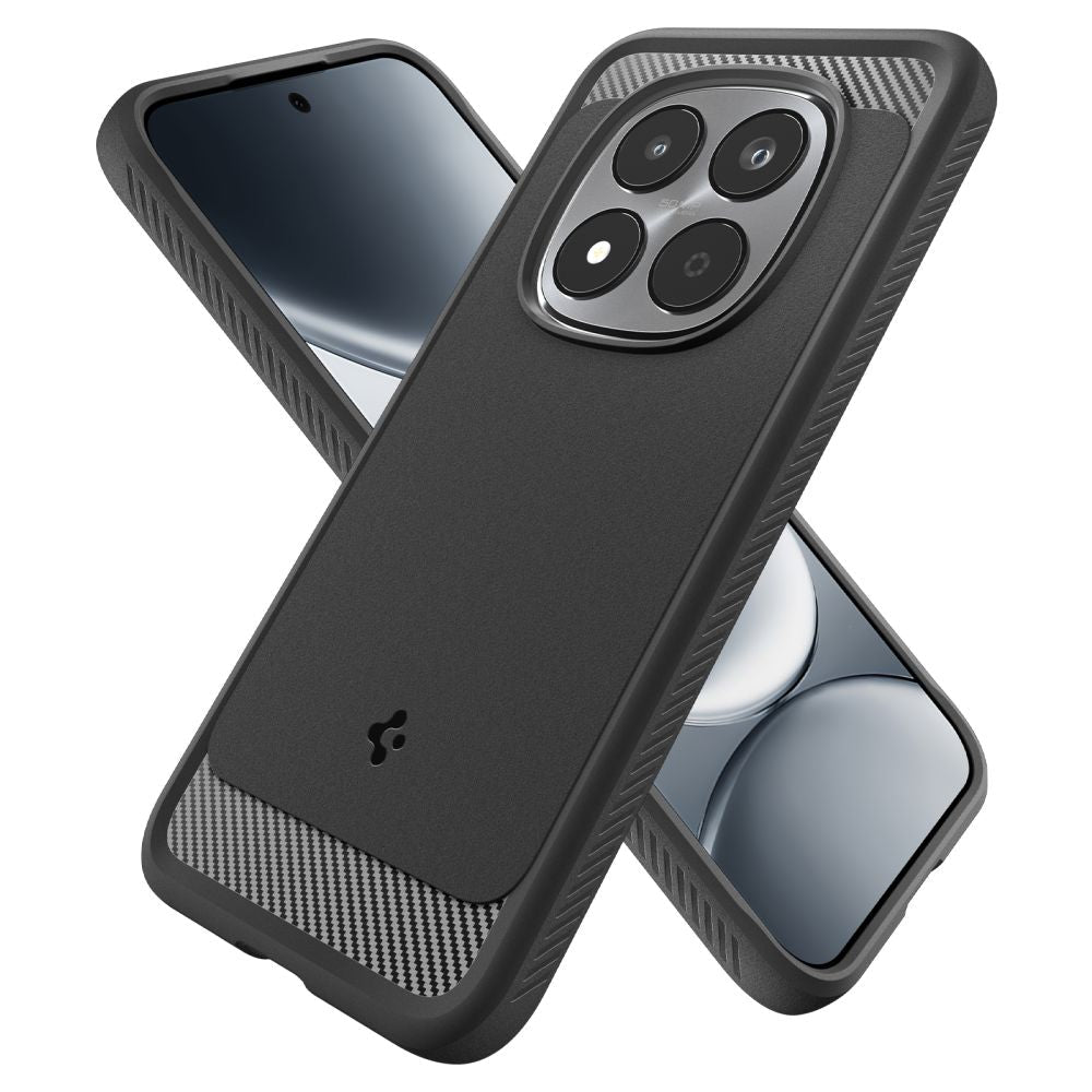 Spigen Xiaomi Redmi Note 15 Pro 5G - Θήκη TPU - Rugged Armor - Matte Black