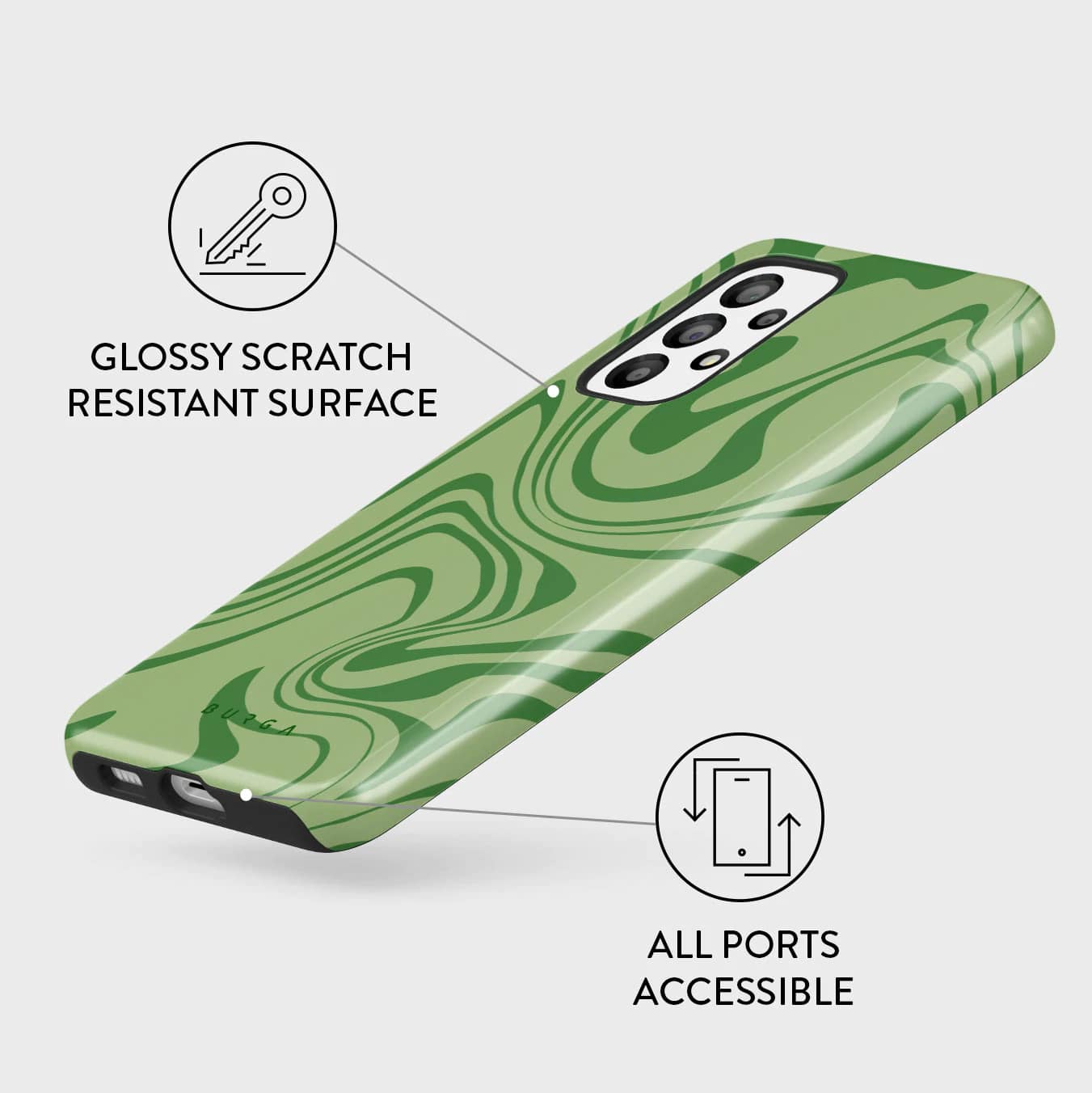 Burga Samsung Galaxy A53 5G Fashion Tough Σκληρή Θήκη - Funky Sensation