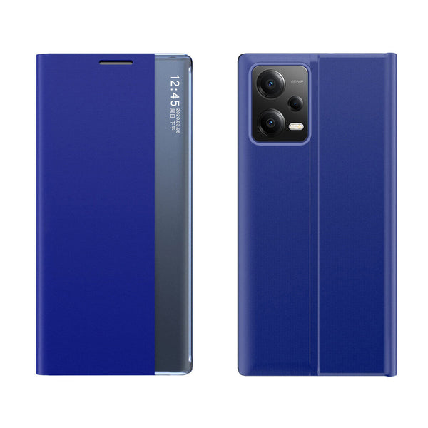 OEM Xiaomi Redmi Note 12 Pro+ New Sleep Case Θήκη Βιβλίο - Blue - likebrands.gr