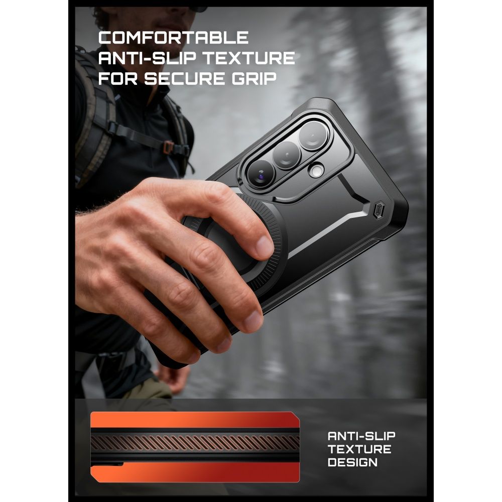 Supcase Samsung Galaxy S26 Plus - Σκληρή Θήκη MagSafe με Προστασία Οθόνης και Stand - Unicorn Beetle Pro Mag 2 Set - Black