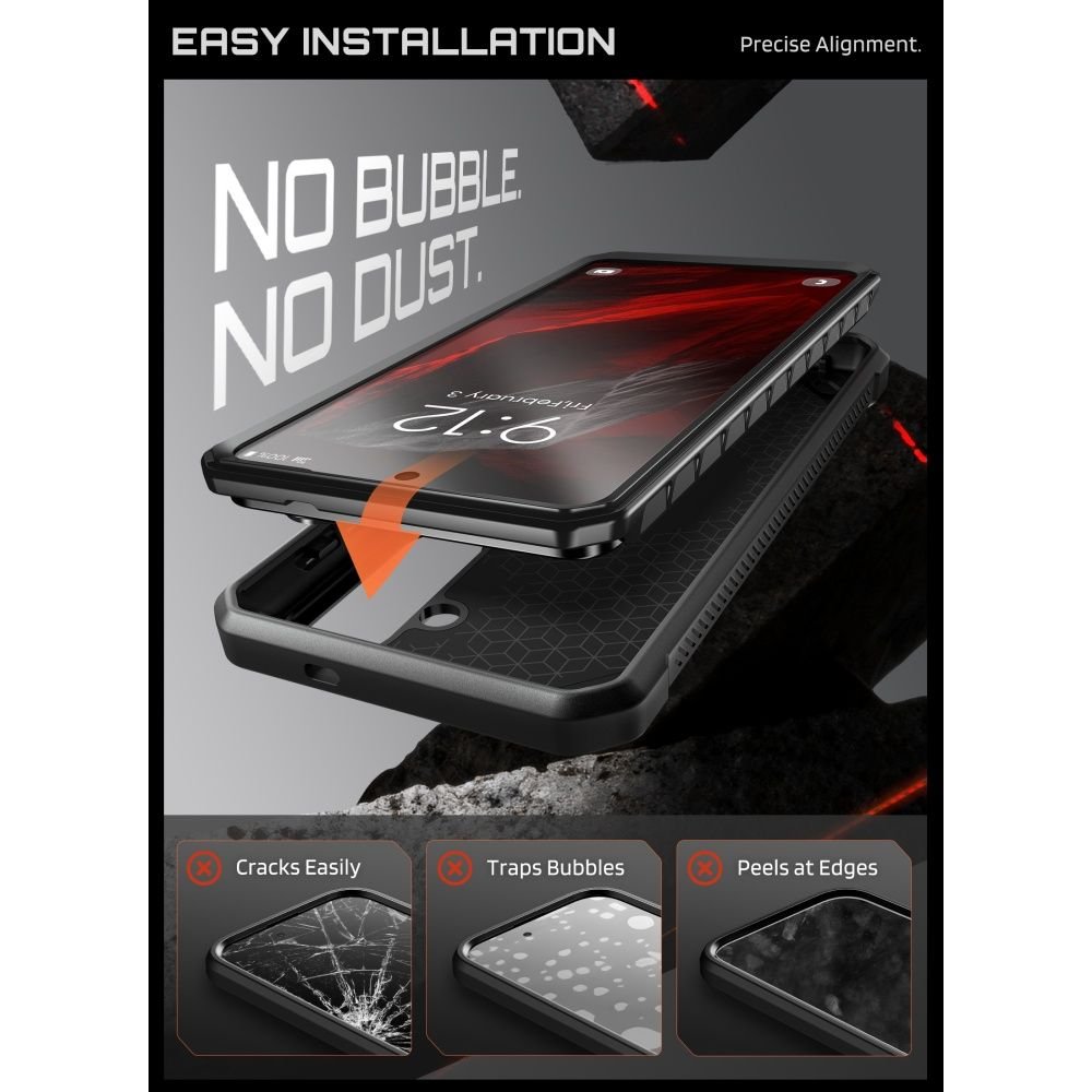 Supcase Samsung Galaxy S26 - Σκληρή Θήκη MagSafe με Προστασία Οθόνης και Stand - Unicorn Beetle Pro Mag 2 Set - Black