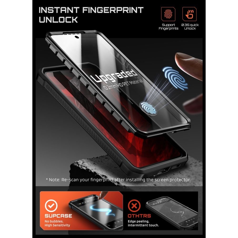 Supcase Samsung Galaxy S26 - Σκληρή Θήκη MagSafe με Προστασία Οθόνης και Stand - Unicorn Beetle Pro Mag 2 Set - Black