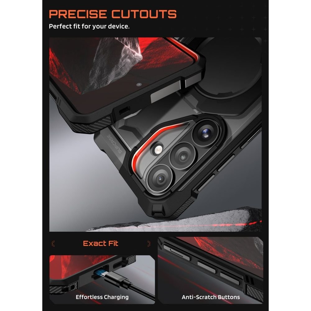Supcase Samsung Galaxy S26 - Σκληρή Θήκη με MagSafe και Stand - UB Grip Mag - Black