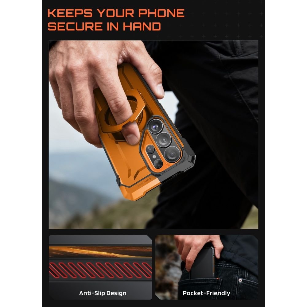 Supcase Samsung Galaxy S26 Ultra - Σκληρή Θήκη με MagSafe και Stand - UB Grip Mag - Coral