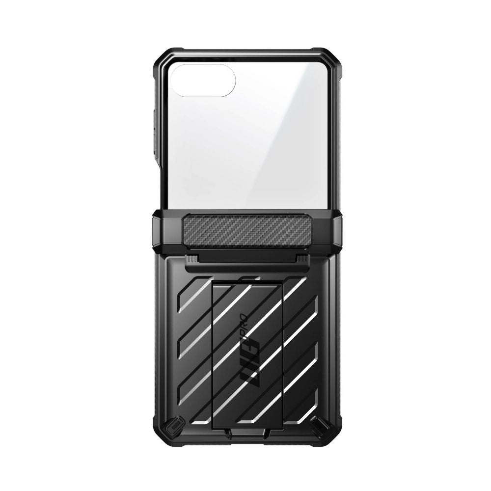 Supcase Samsung Galaxy Z Flip8 - Σκληρή Θήκη με Προστασία Οθόνης και Stand - Unicorn Beetle Pro - Black