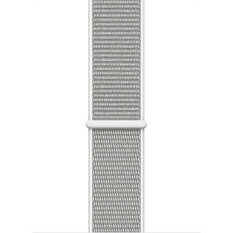 Crong Λουράκι Apple Watch 2/3/4/5/6/7/8/9/10/11 - SE (1/2/3) - 38/40/41/42mm από Νάιλον - Nylon - Silver Grey