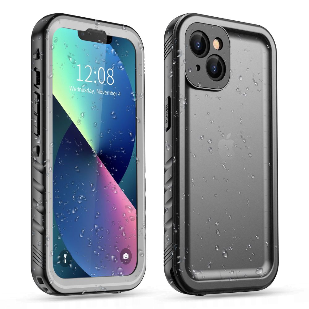 Tech-Protect iPhone 13 Shellbox IP68 Αδιάβροχη Σκληρή Θήκη - Black / Ημιδιάφανη