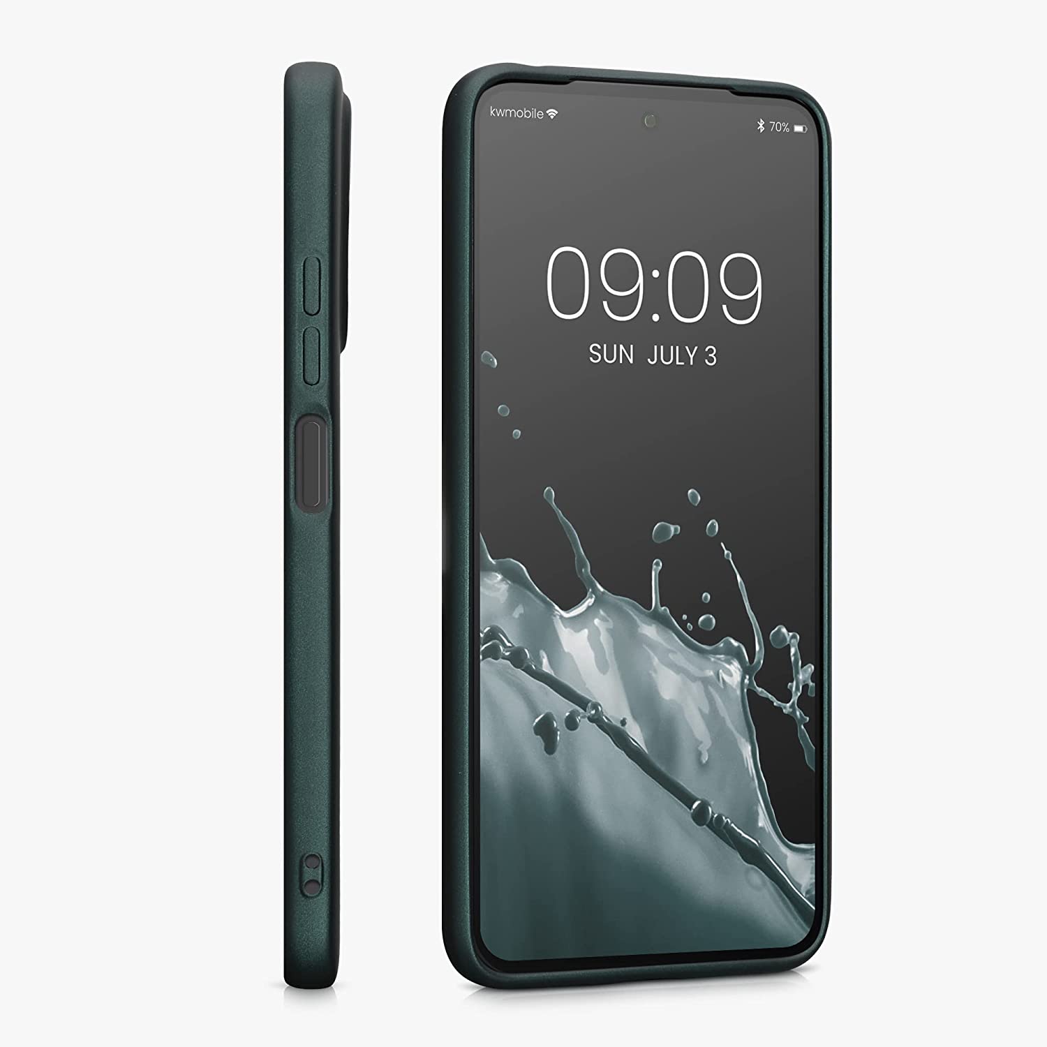 KW Xiaomi Redmi Note 11 / Redmi Note 11S Θήκη Σιλικόνης TPU - Metallic Teal - 58651.14