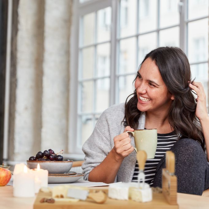 Relaxdays Δίσκος από Μπαμπού για Τυριά με Αξεσουάρ Κοπής - Natural - 4052025288266
