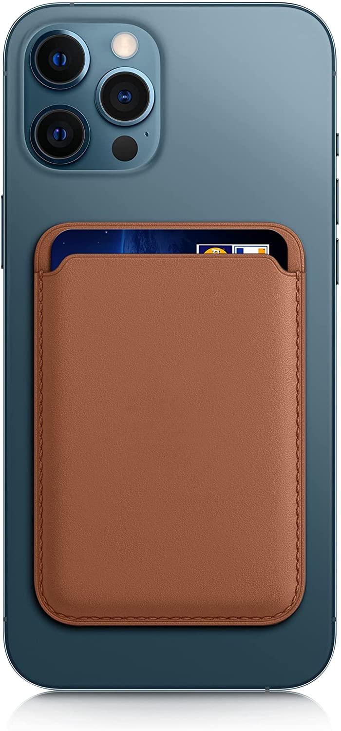 KW iPhone Θήκη από Συνθετικό Δέρμα για Πιστωτικές Κάρτες - Brown - 54606.05