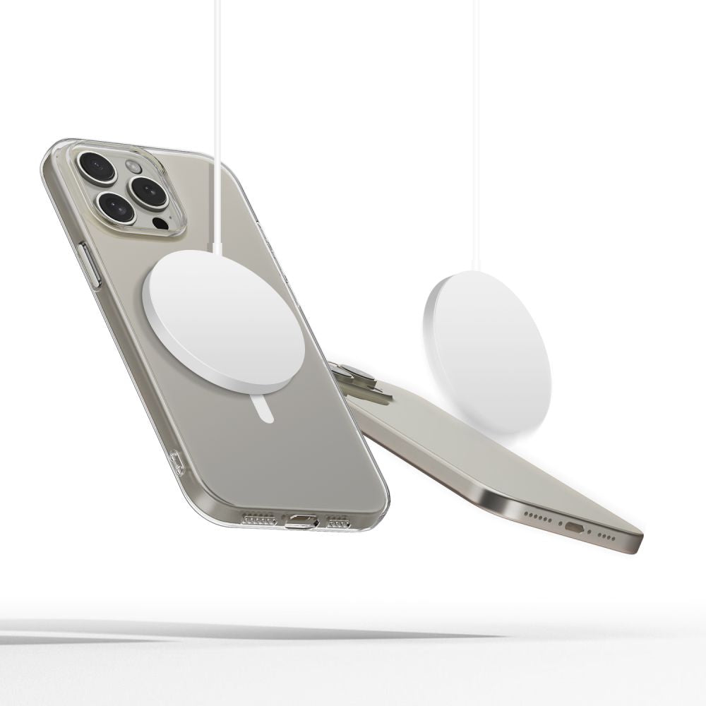 Tech-Protect iPhone 15 Pro Max Flexair Θήκη Σιλικόνης TPU με MagSafe - Διάφανη